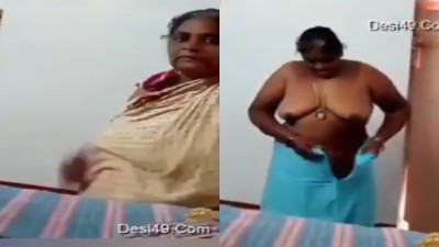 Villupuram Grandmother Nude Dress Change Panugirargal